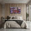 « Pureté brute » de Bill Sherrell, triptyque mural, 91,4 cm x 61 cm-1063619009