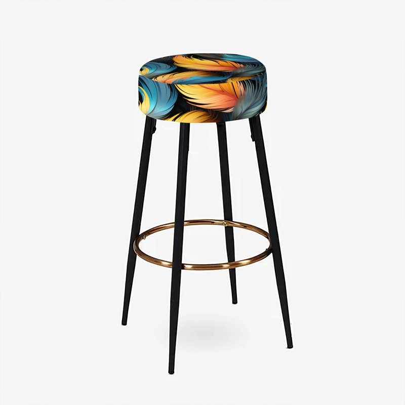Wystand - Ensemble de 2 tabourets à imprimé animal
