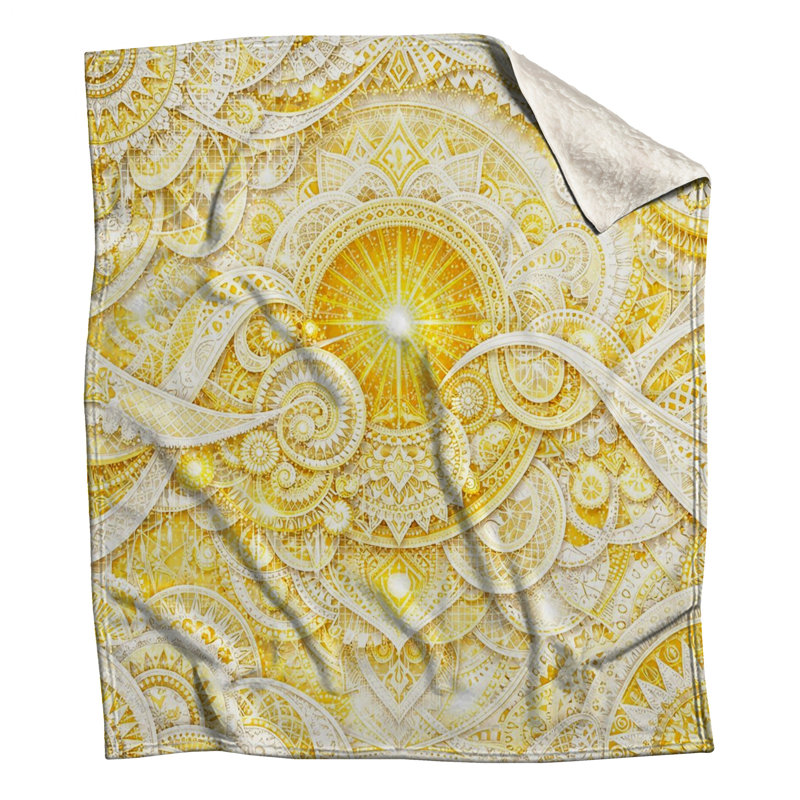 Intricate Mandala Art Blankets, 60in W x 80in H
