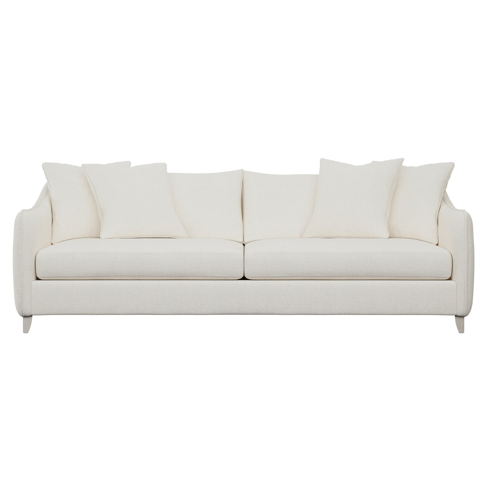 Joli 90'' Upholstered Loveseat, Dorado Snow Crypton® Chenille 5558-000, Brown