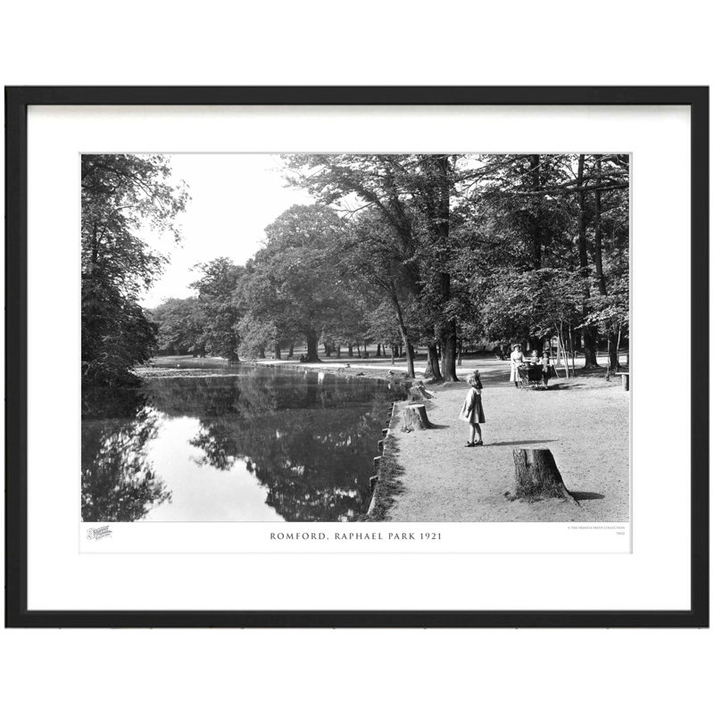 Romford, Raphael Park 1921 by Francis Frith - Single Picture Frame Print, 45cm H x 60cm W x 2.3cm D