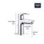 BauLoop Single Hole Bathroom Faucet