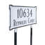 Plaque d'adresse sur 2 lignes pour pelouse-23378363-23378348