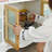 Modern colour multi-functional accent cabinet