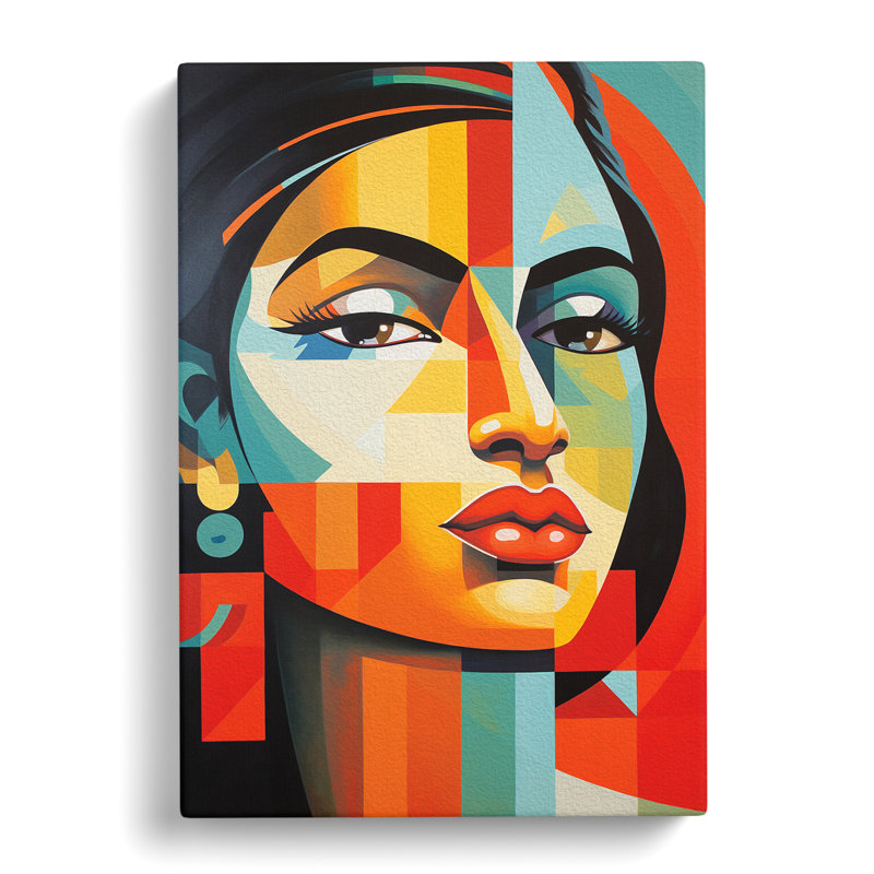 Indian Woman Constructivism No.2 - Print, 60cm H x 40cm W x 3cm D
