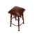Brun antique / motif Bronco