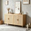 Console en bois avec 2 armoires, bois