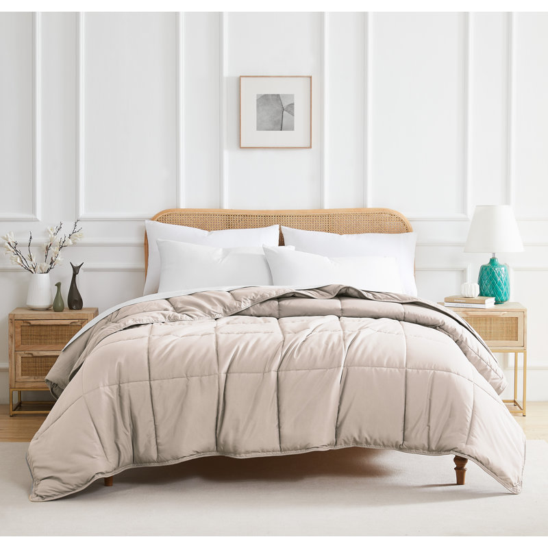 Édredon en duvet synthétique Southwest Fine Linens, Édredon simple, Os