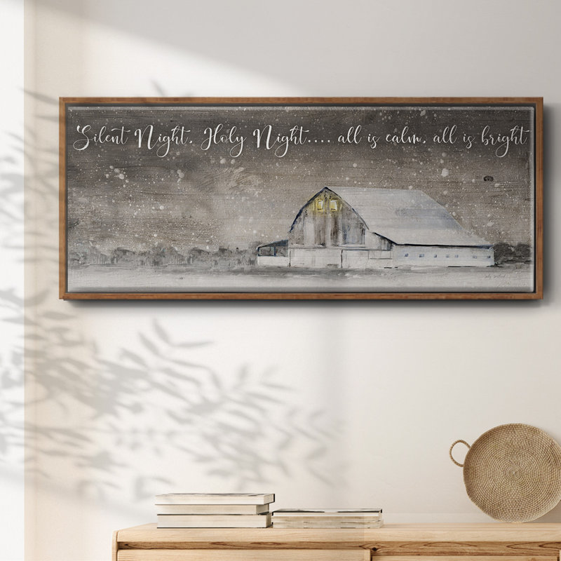 Silent Night- Framed Canvas