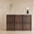 Brown+White Standard Solid Reception Desk-1079062355