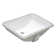Ruvati 18 x 12 inch Undermount Bathroom Sink White Rectangular Porcelain Ceramic with Overflow