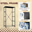 Commode 4 tiroirs avec rangement vertical