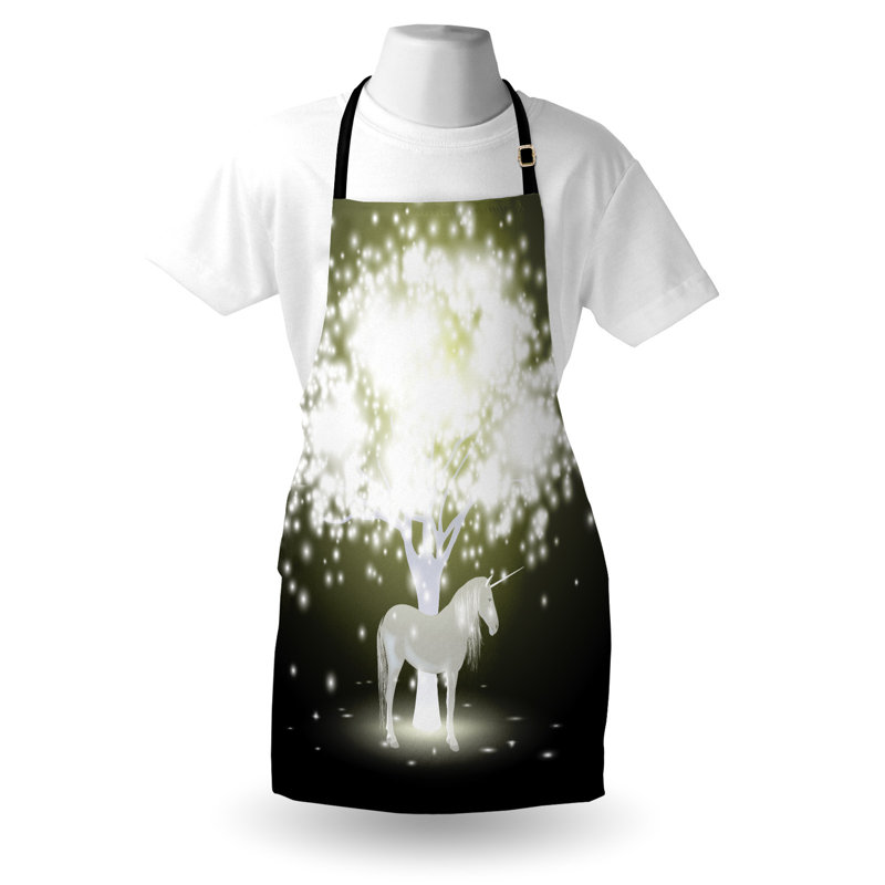 No Pattern Bib Apron