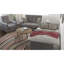 Rembourré avec rangement, gris - Polyvalent pour différentes occasions Compartiment de rangement convertible en microfibre