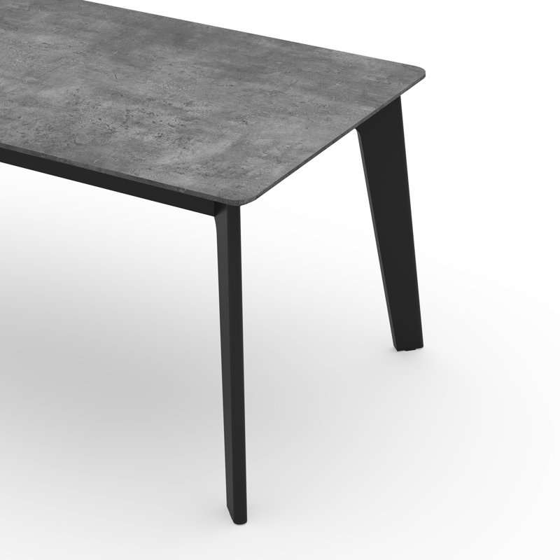 Lianna Extendable Dining Table, Concrete Look