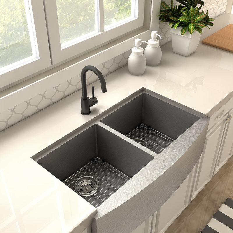 Robinet de cuisine ZLINE Renoir, Noir électrique mat