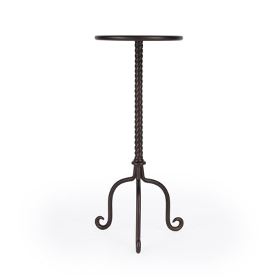 Alma Metal Pedestal Side Table