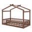 Structure de lit en bois avec clôture-1457319808