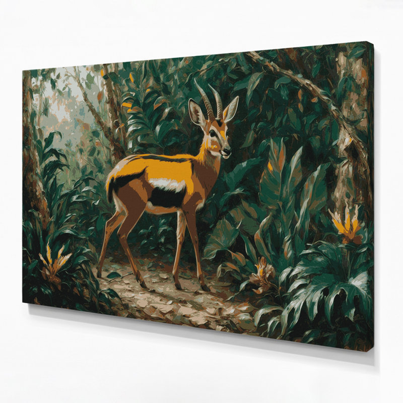 Art mural sur toile vert, H 24 po x l 36 po