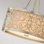 Elmdale 4 - Light Silver Drum Pendant
