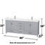 Sheffield 80" Double Bathroom Vanity Set-59388378-59388379