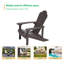 Chaise Adirondack Ionie Hips résistante aux intempéries-1809952417