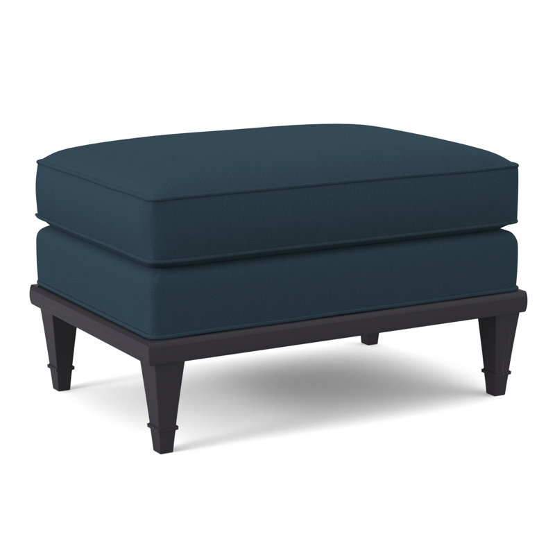 Dublin Ottoman, American Walnut, Margaret Uniform