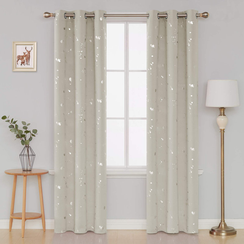 Siskiyou Room Darkening Curtain Pair, 42" W x 84" L, Navy Blue