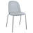 Appley Modern Stackable Dining Chairs – Set of 2, Plastic Seat with Padded Cushion & Metal Legs for Kitchen or Dining Room-334883904