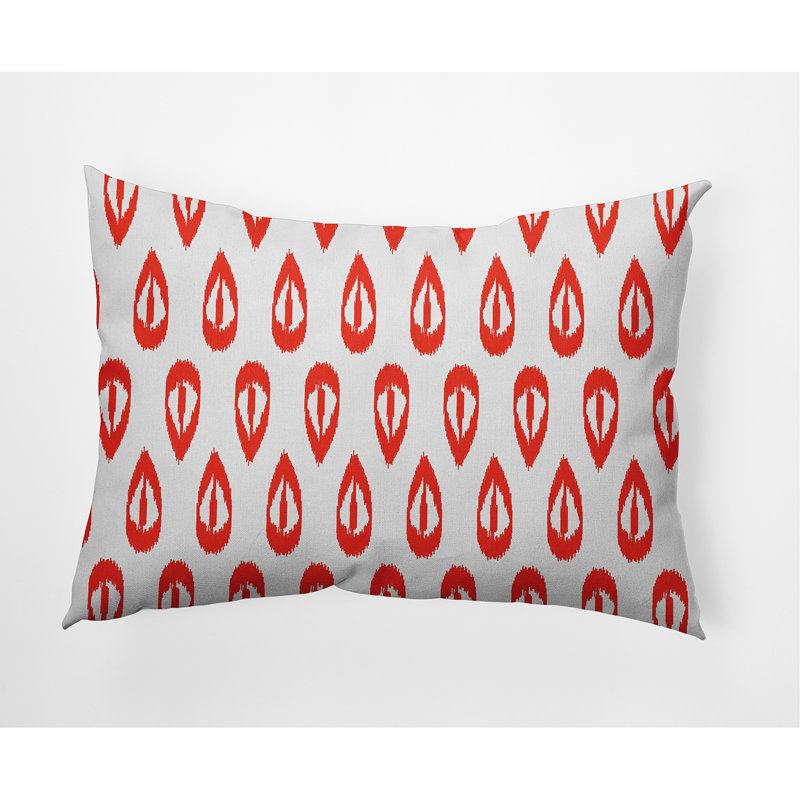  Tears Outdoor Rectangular Pillow Cover & Insert, Orange