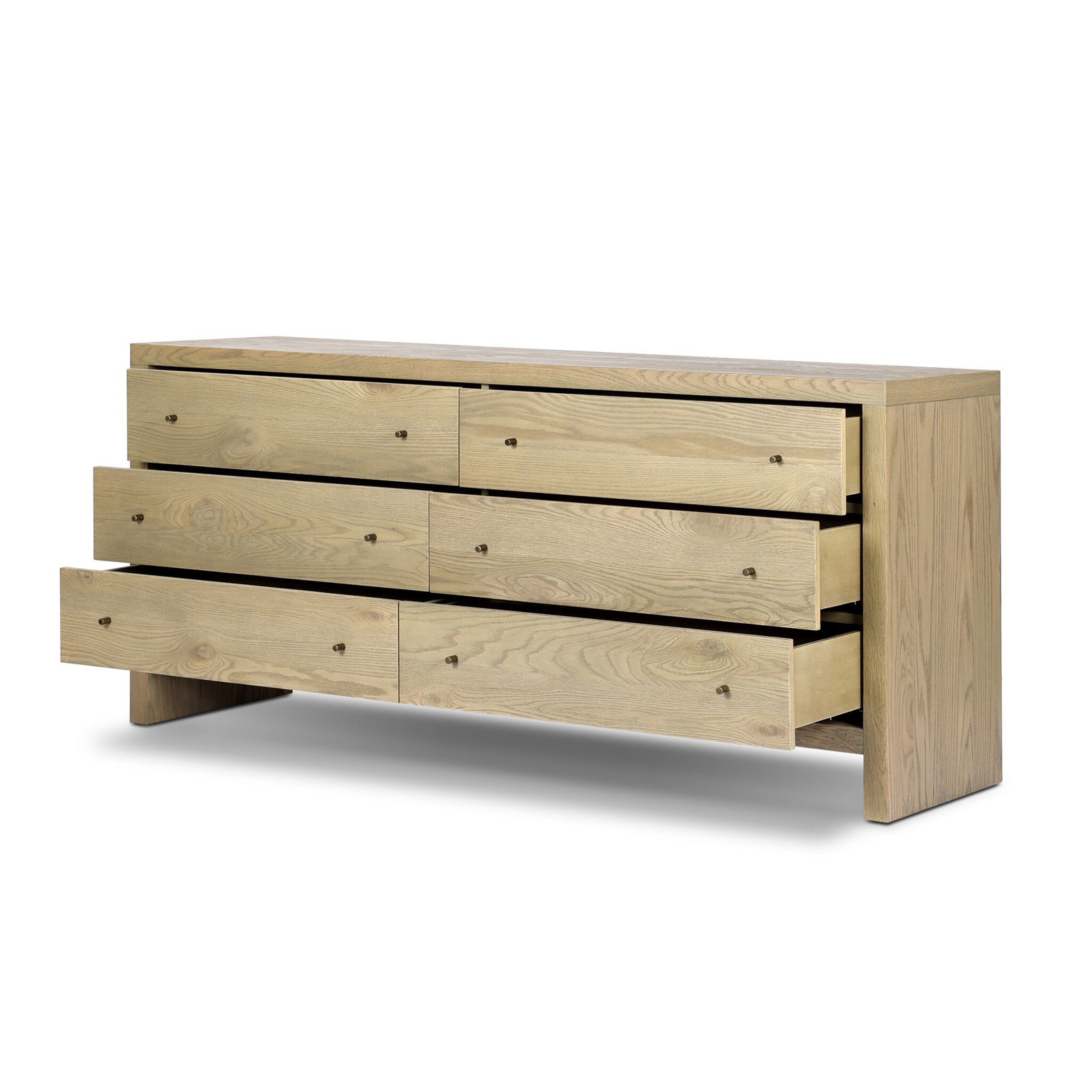 6 - Drawer Double Dresser, Sandy Oak