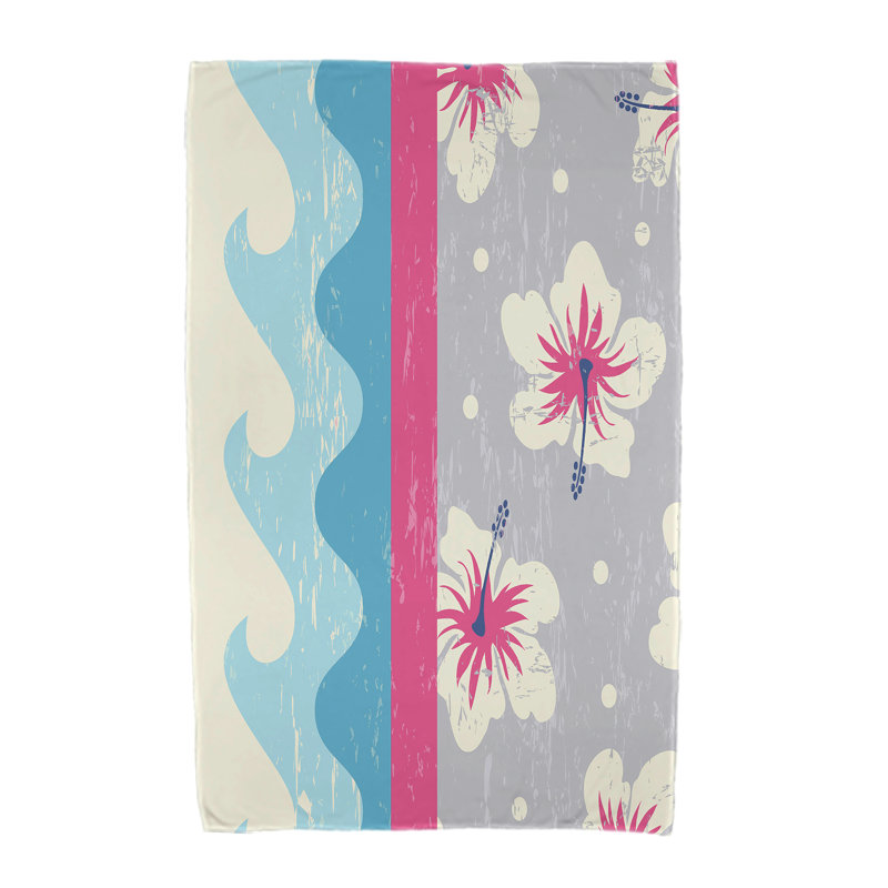 Serviette de plage en microfibre, Rose