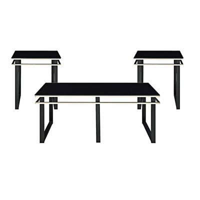 Ensemble de table basse et tables de bout