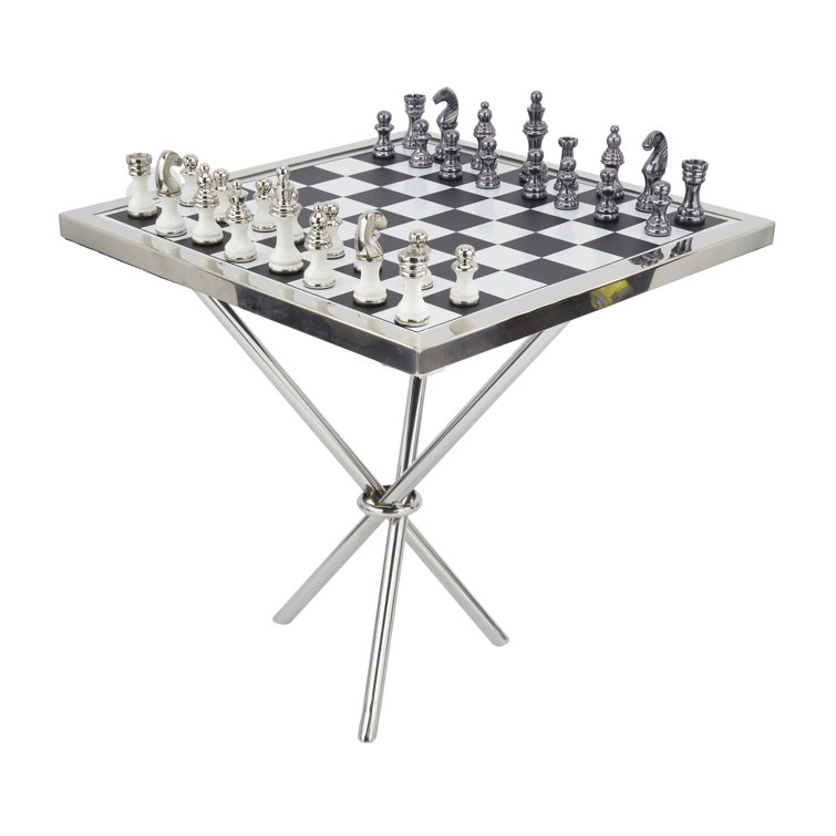 Cole & Grey 2 Player Metal Chess