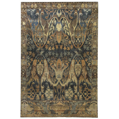 Silk Treasures One-of-a-Kind Rectangle 7'1" X 11'2" Area Rug