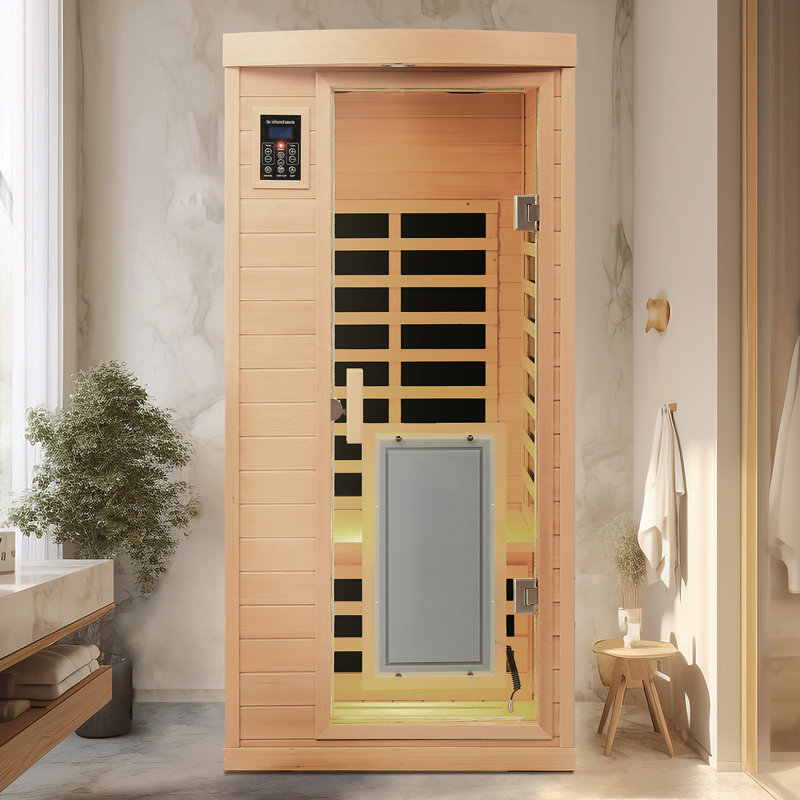 Porte de sauna basse infrarouge lointaine