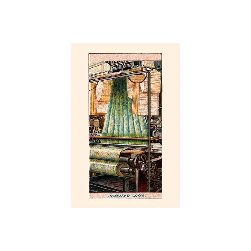 " Jacquard Loom ", 42" H x 28" W x 1.5" D