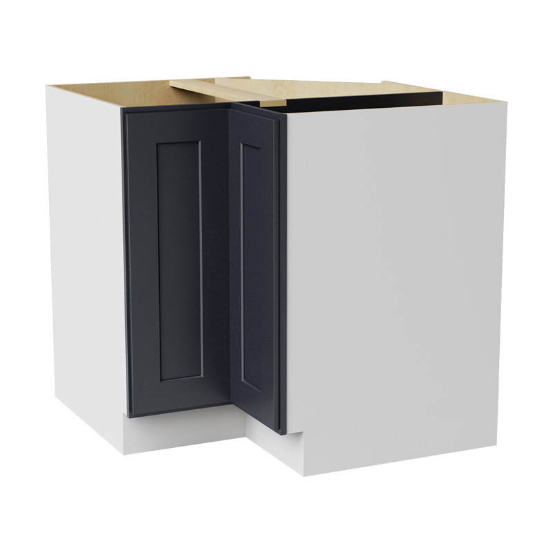 Armoire Base Lazy Susan, L 36 po x H 34,5 po x P 24 po, Noir Shaker