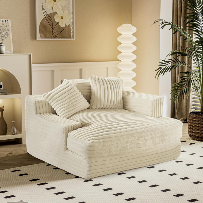 Bradsher Upholstered Boneless Sofa Compression