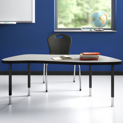 Hierarchy Adjustable Trapezoid 4 Students Activity Table