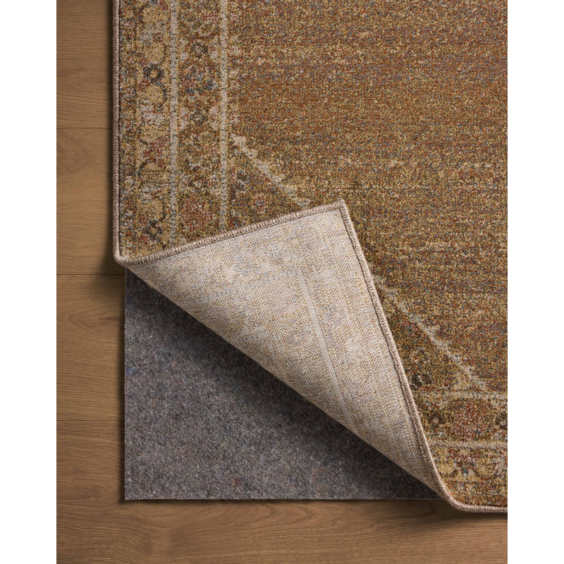 Tapis coucher de soleil / naturel Magnolia Home par Joanna Gaines x Loloi Mona, Tapis de couloir 2 pi 6 po x 8 pi