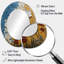 Miroir mural ovale doré-753541702