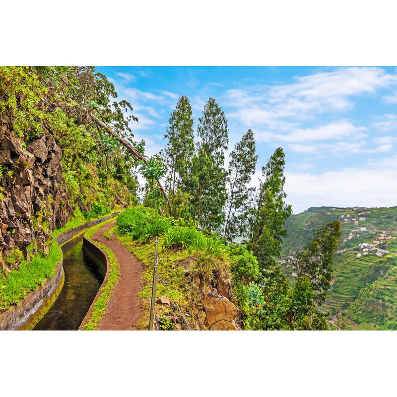 Along The Levada, Madeira by Aldorado10 - Wrapped Canvas Print, 61cm H x 91cm W