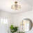Erencan Fabric Semi Flush Mount