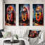 «Jukeboxes Nostalgic Melody», 3 pièces sur toile-1425557463-1425557466