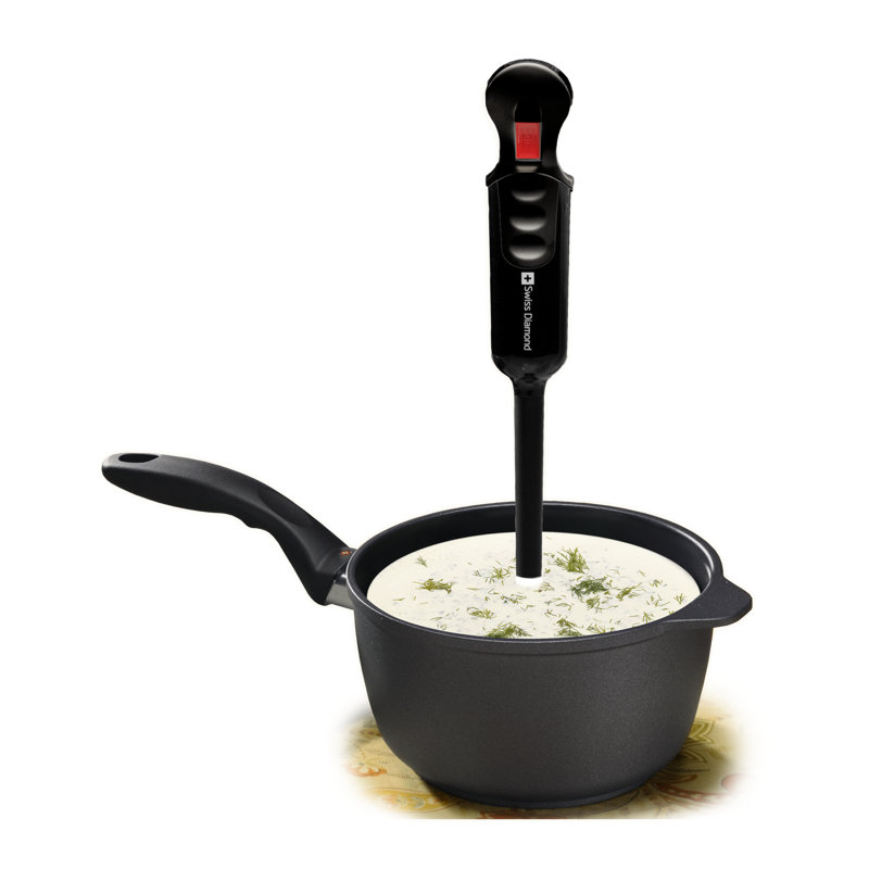 Swiss Diamond Hand Immersion Blender, Black