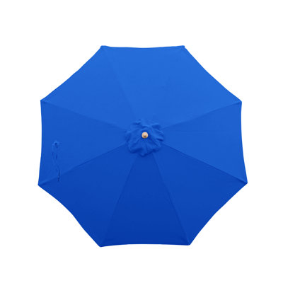 9ft 8 Rib Umbrella Replacement Canopy in Royal Blue