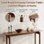 Console Aastha en bois massif minimaliste, table d'entrée moderne pour le couloir et le salon-1238188758-1238188756