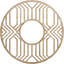 Médaillon de plafond 18 po x 18 po x P 6 5/8 po x P 3/8 po Hickory-63411736-63411742