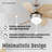 30'' Ceiling Fan with LED Lights-72164524